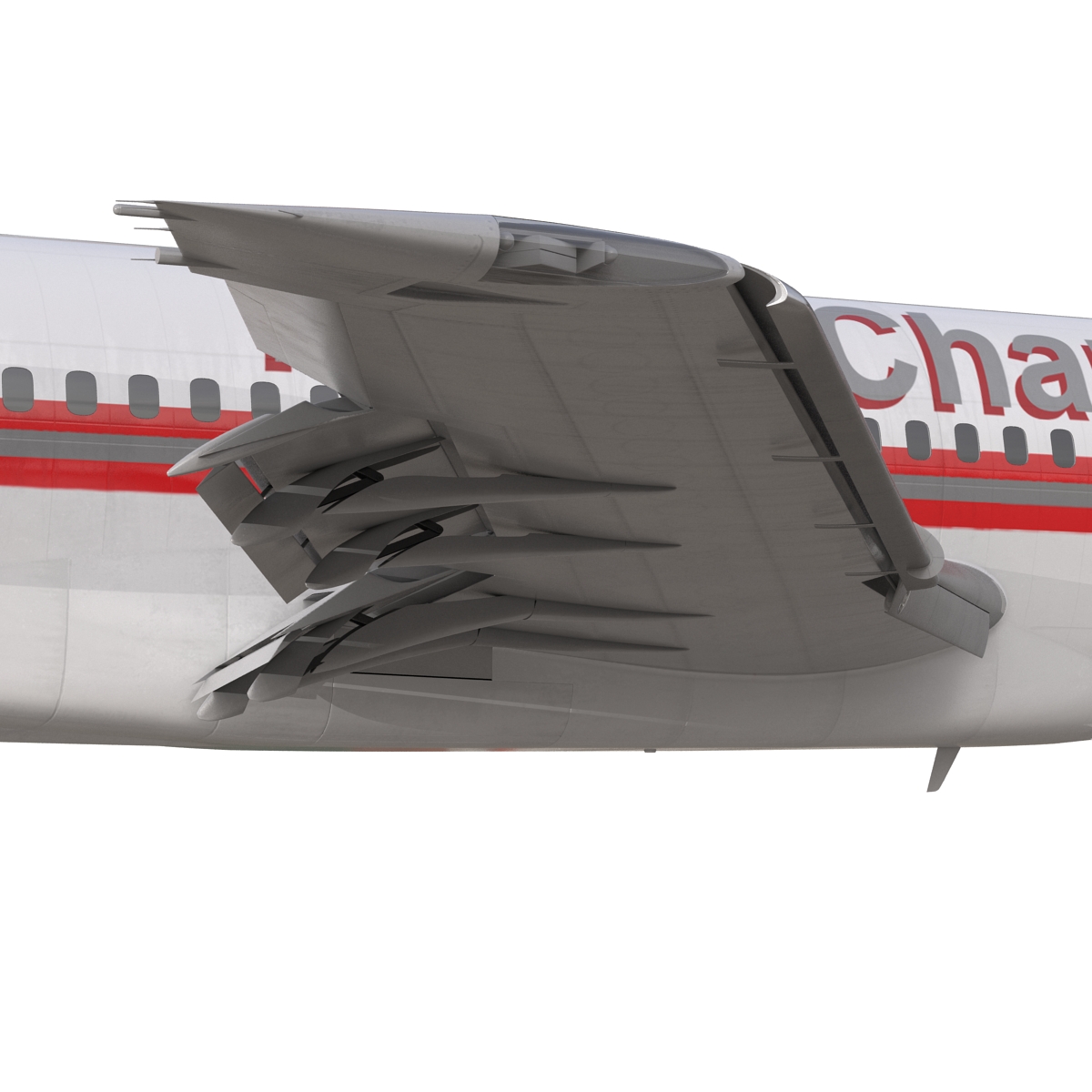 3D Boeing 727 200 Kalitta Air