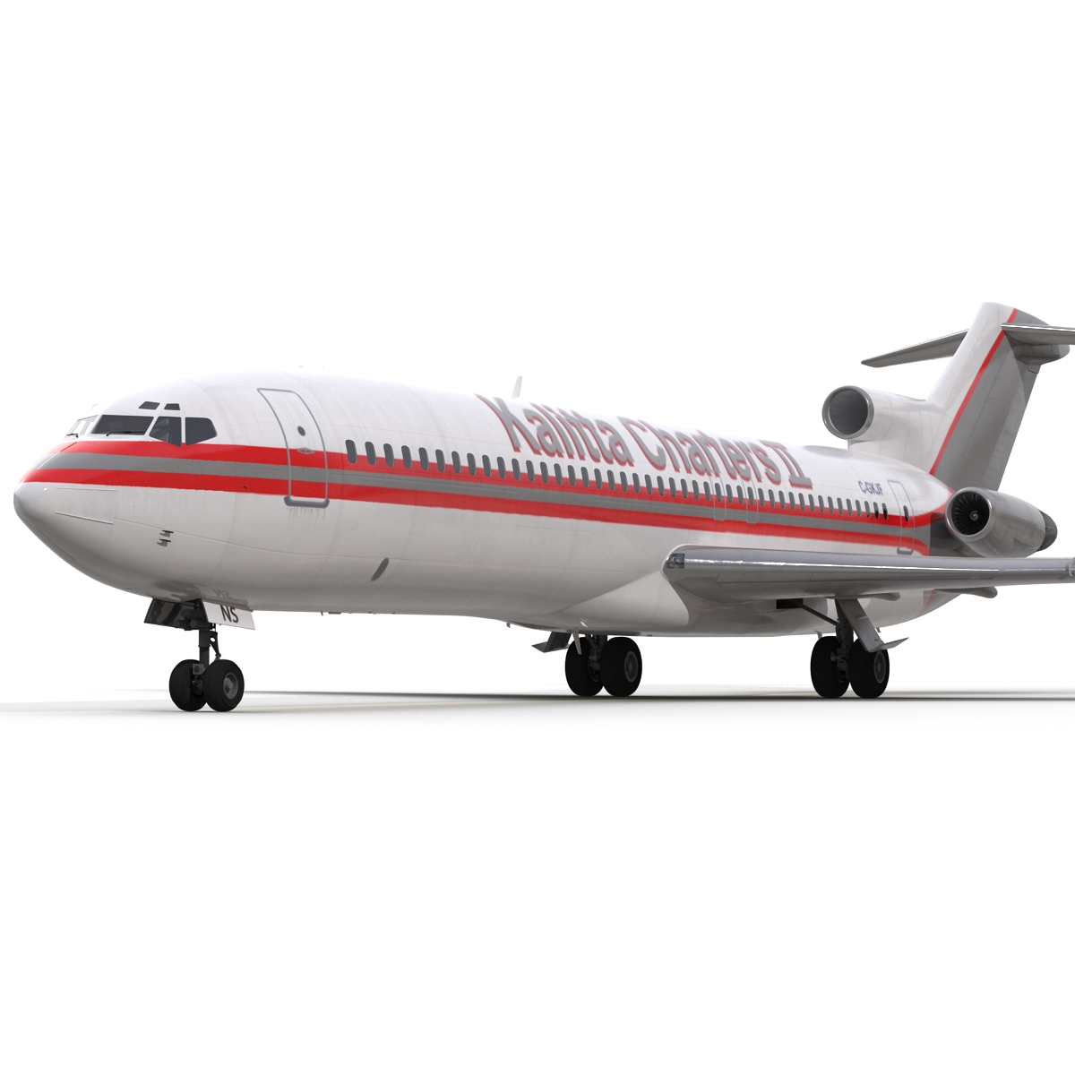 3D Boeing 727 200 Kalitta Air