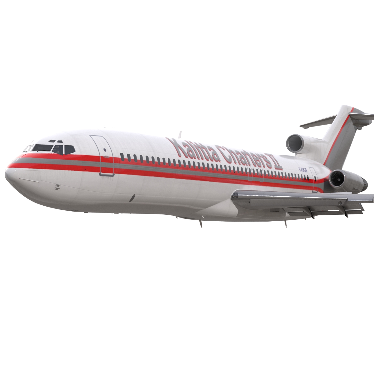 3D Boeing 727 200 Kalitta Air