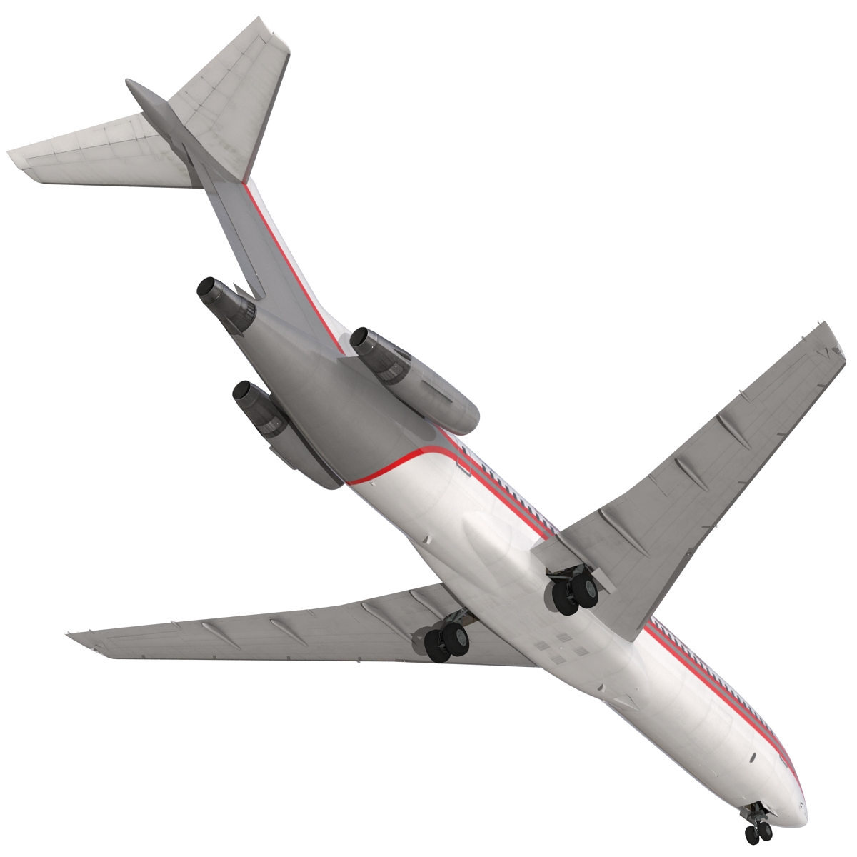 3D Boeing 727 200 Kalitta Air