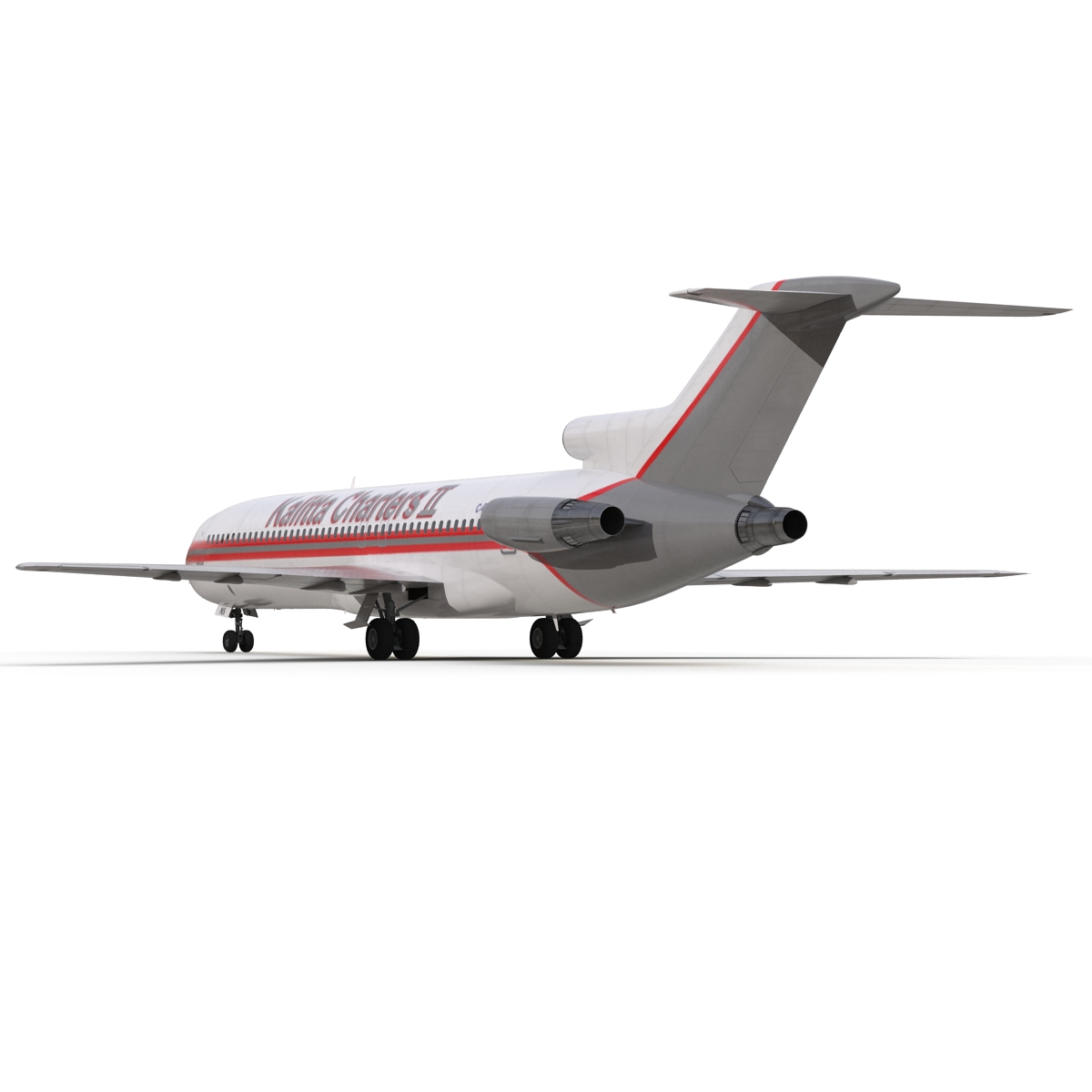 3D Boeing 727 200 Kalitta Air