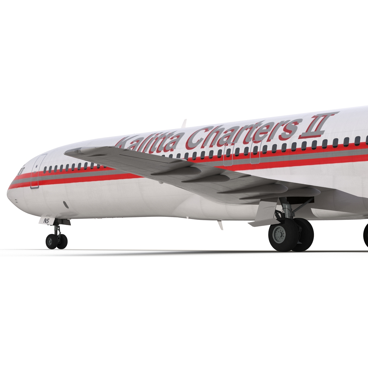 3D Boeing 727 200 Kalitta Air