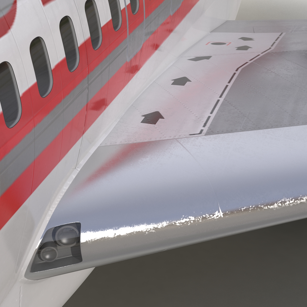 3D Boeing 727 200 Kalitta Air