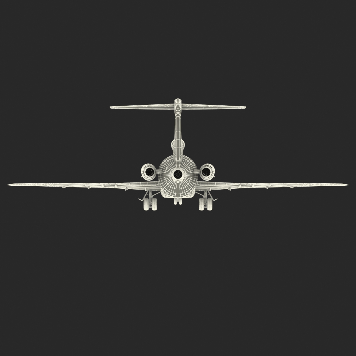 3D Boeing 727 200 Kalitta Air