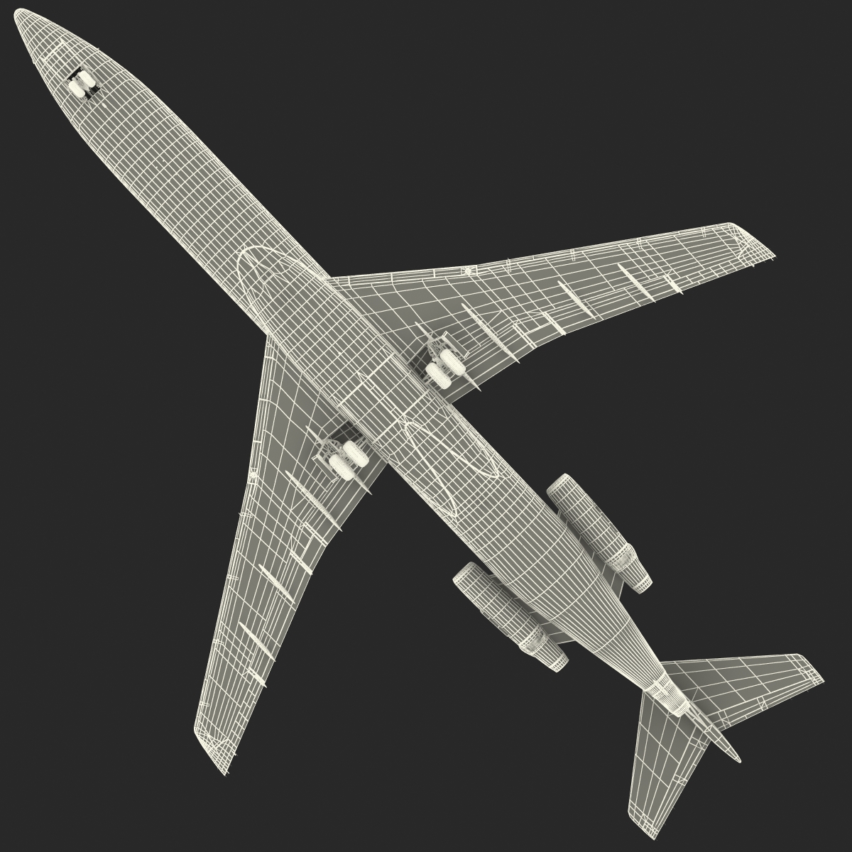 3D Boeing 727 200 Kalitta Air