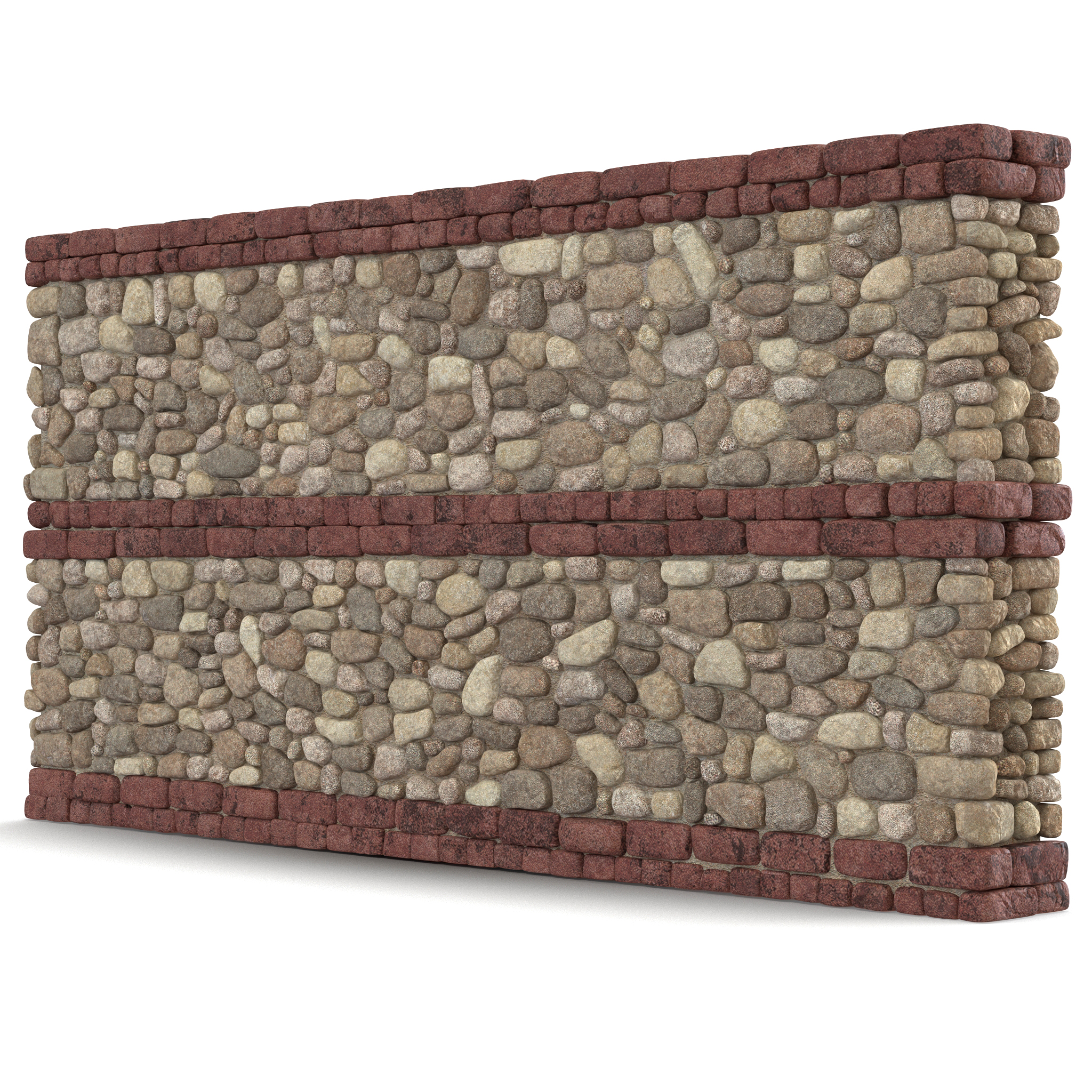 Wall Section Greco Roman 3D model