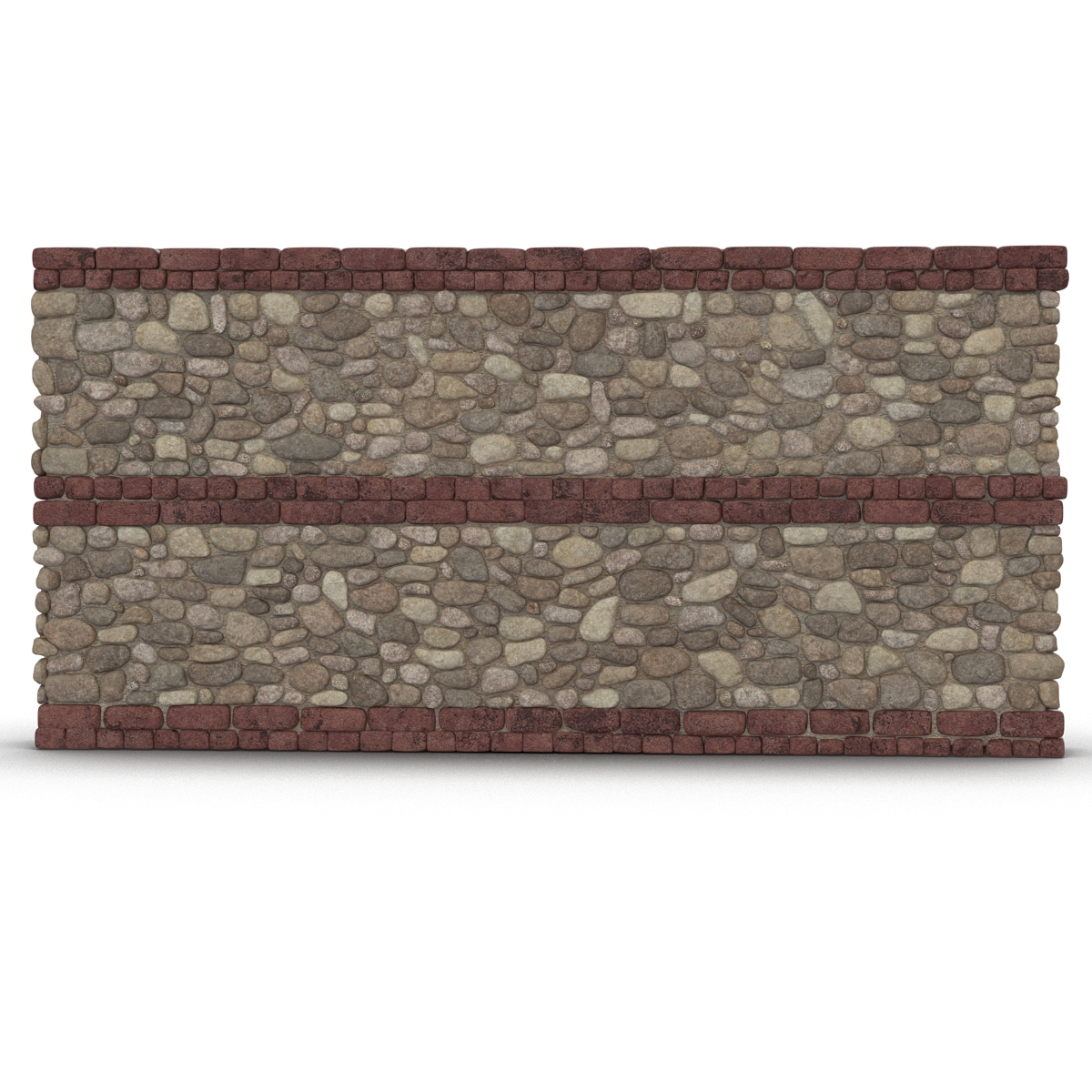 Wall Section Greco Roman 3D model