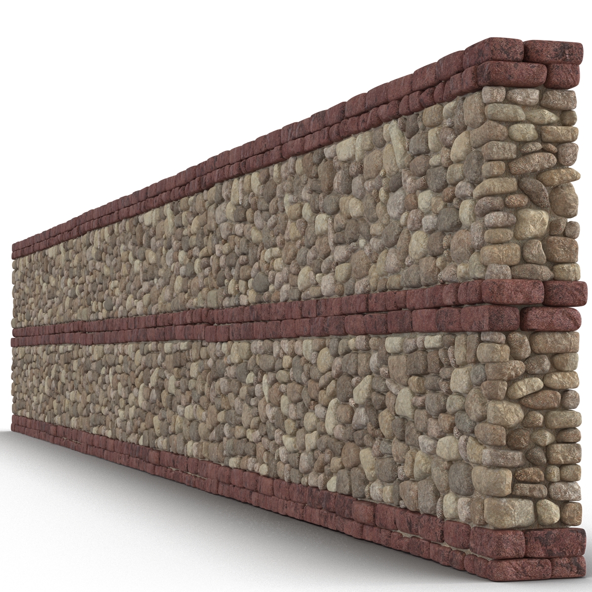 Wall Section Greco Roman 3D model