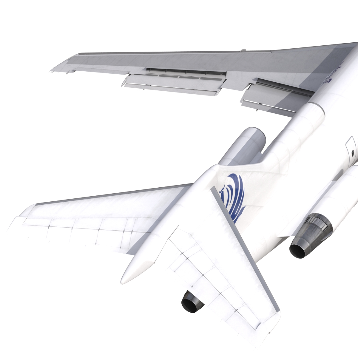 3D Boeing 727 200 Iran Aseman Rigged model