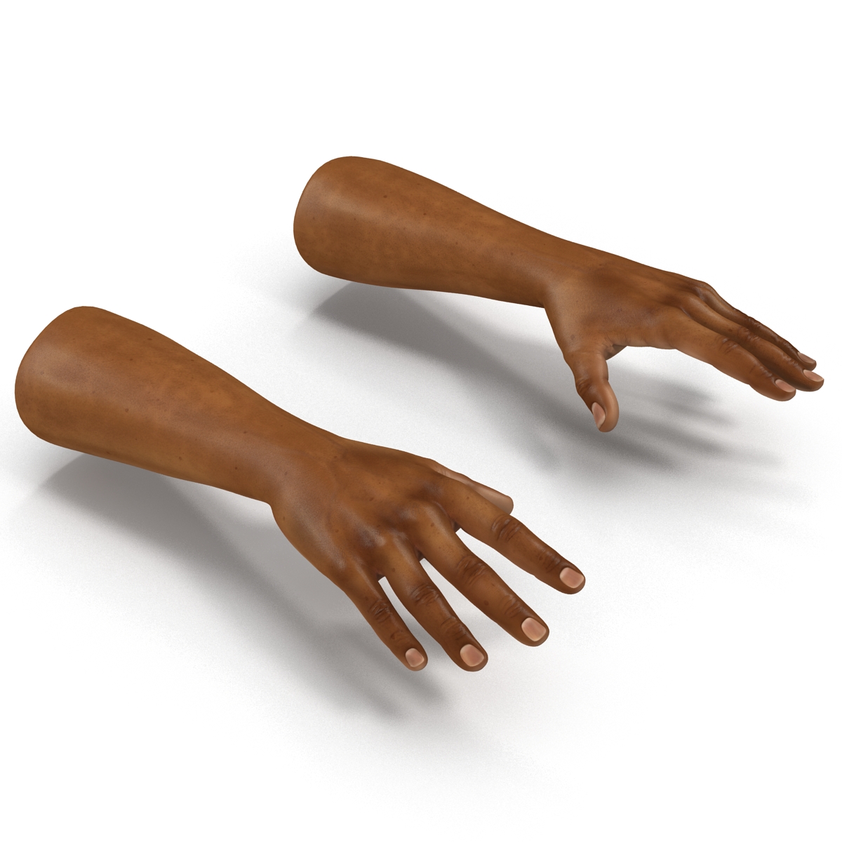 African Man Hands 3 3D model