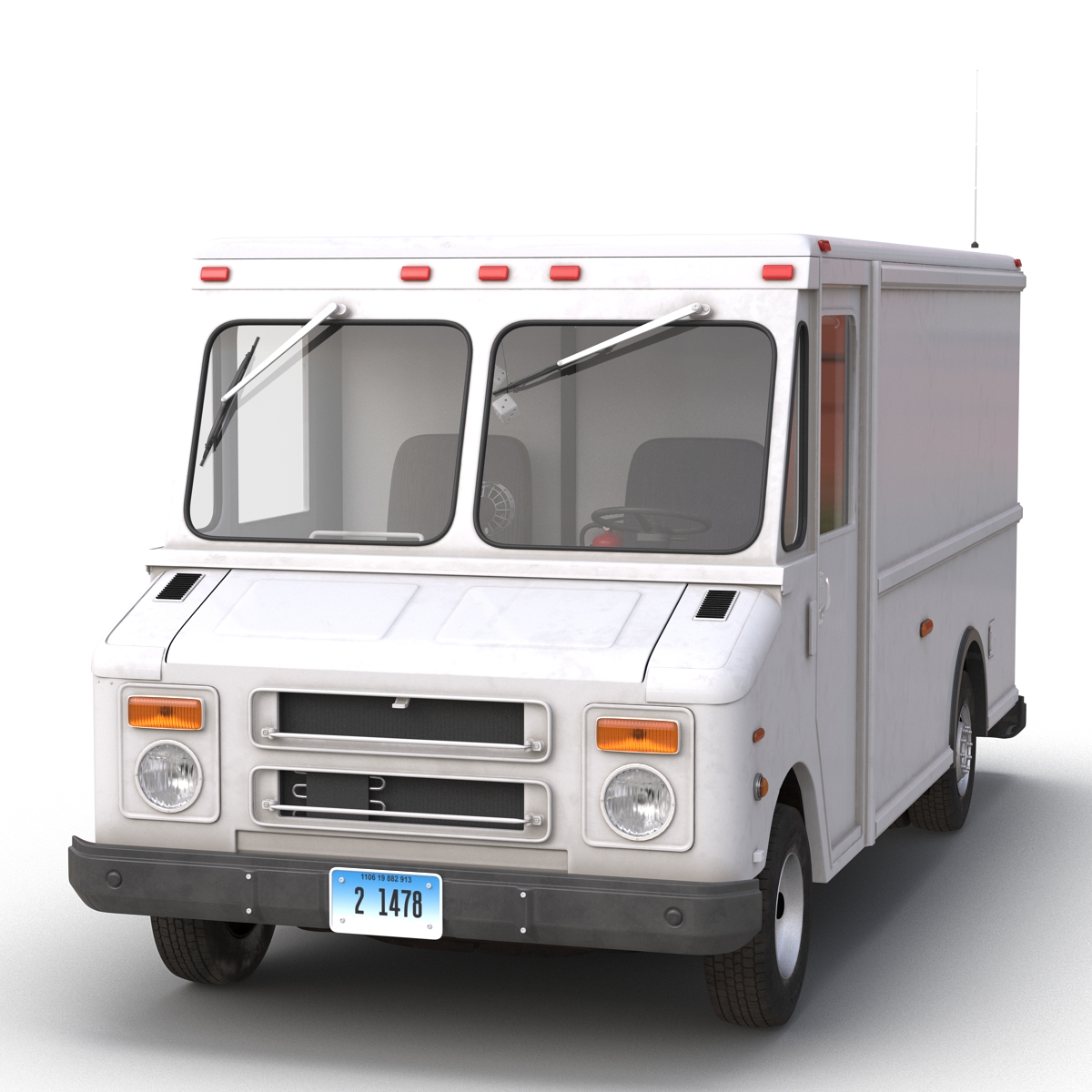 Post Office Truck 3D