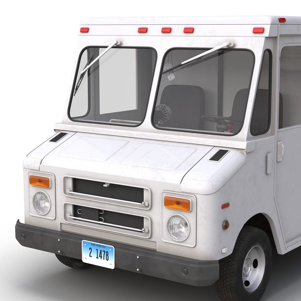 Post Office Truck 3D