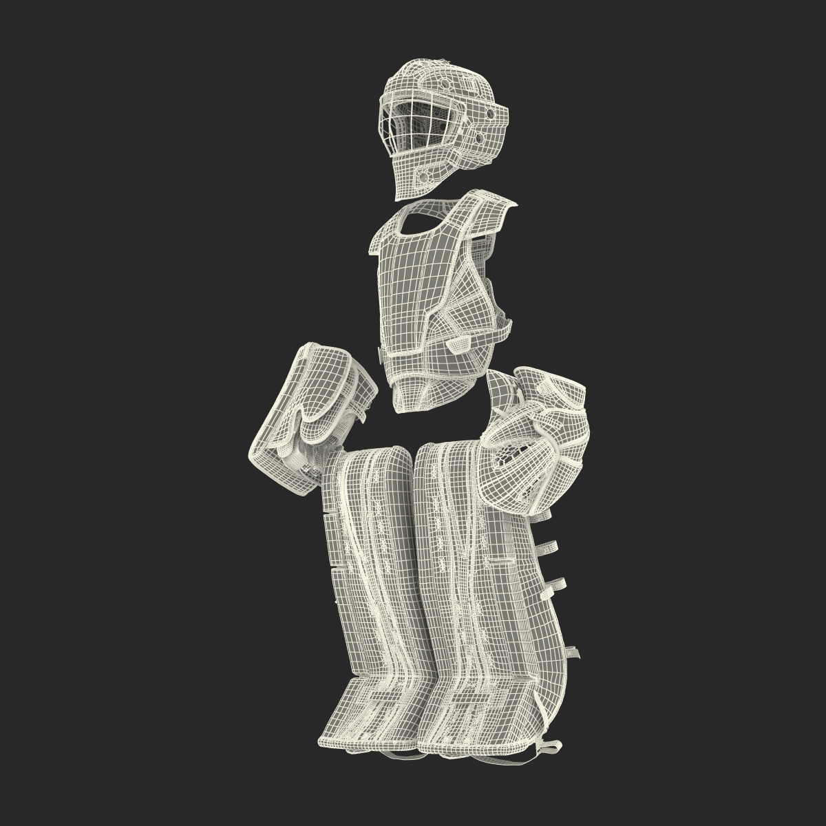 3D model Hockey Goalie Protection Kit 2