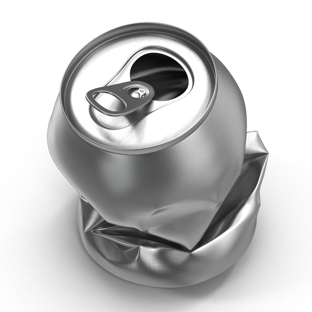 3D Crushed Soda Can 3 model