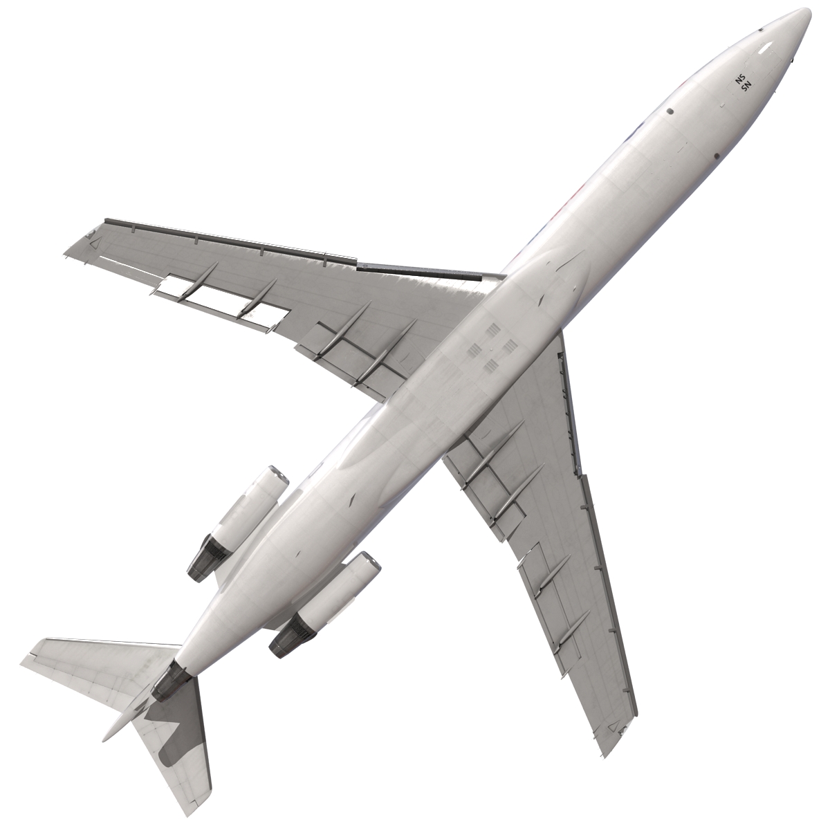 3D Boeing 727 200F Air France