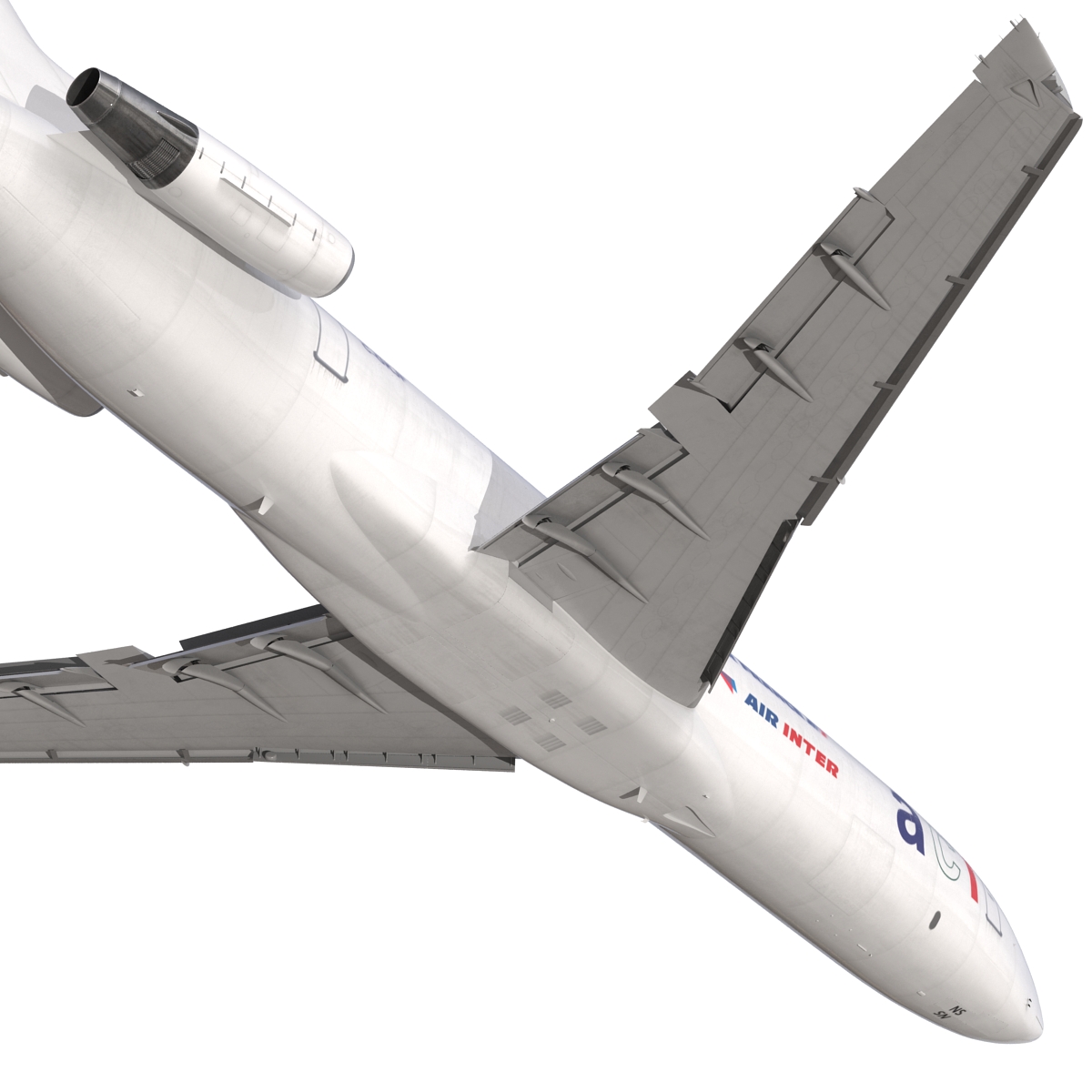 3D Boeing 727 200F Air France