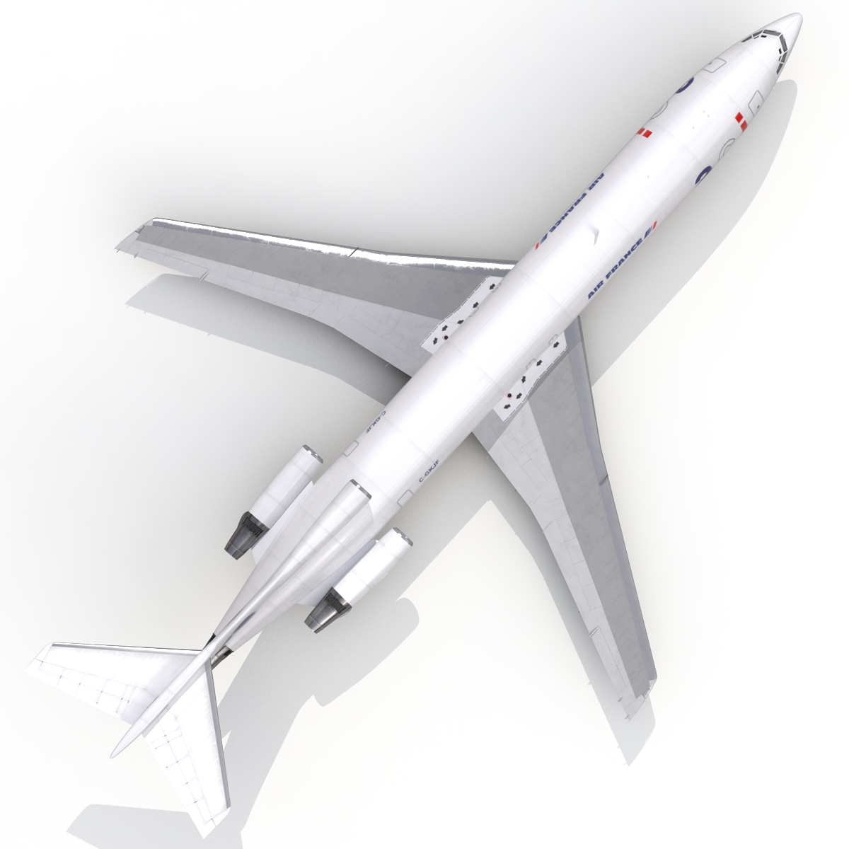 3D Boeing 727 200F Air France