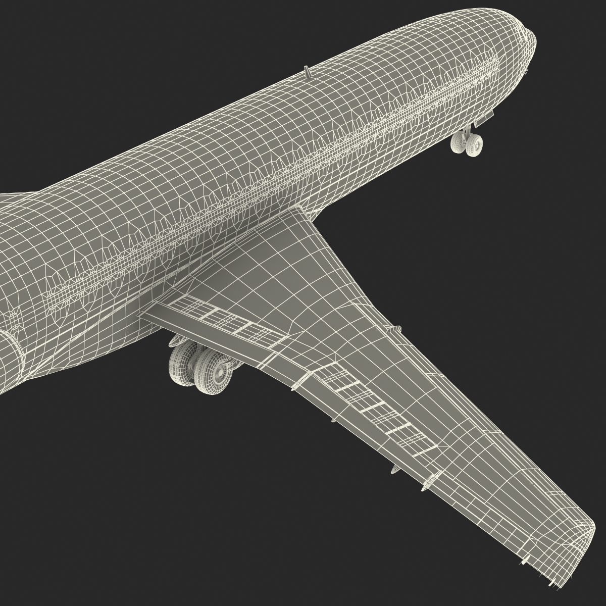 3D Boeing 727 200F Air France