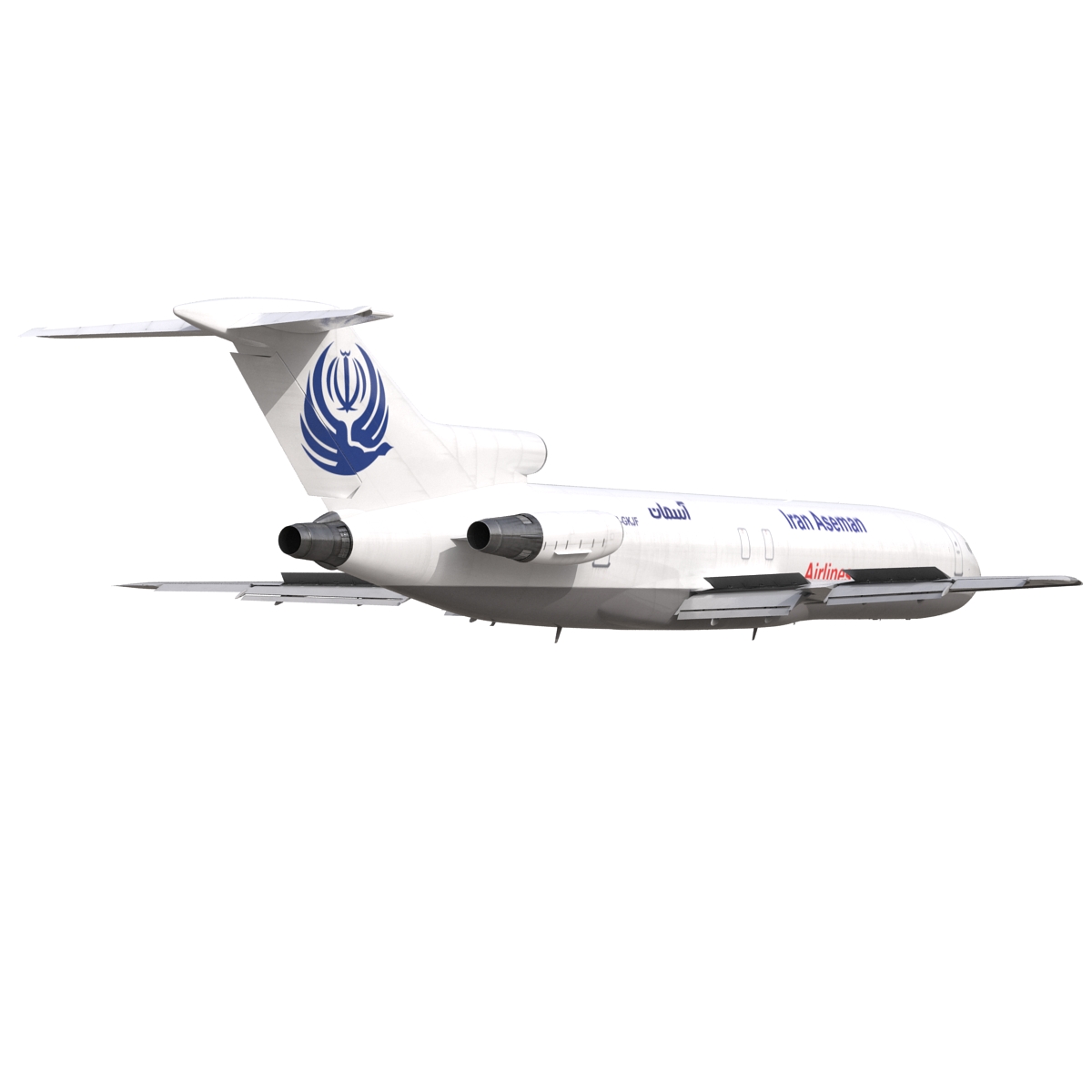 Boeing 727 200F Iran Aseman 3D