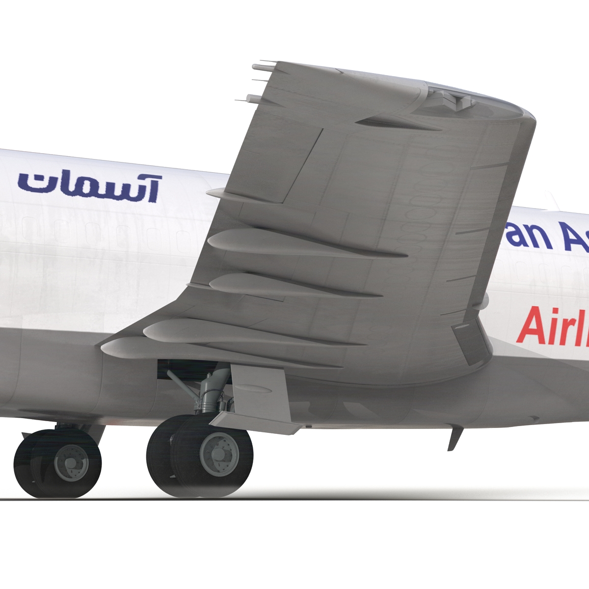 Boeing 727 200F Iran Aseman 3D