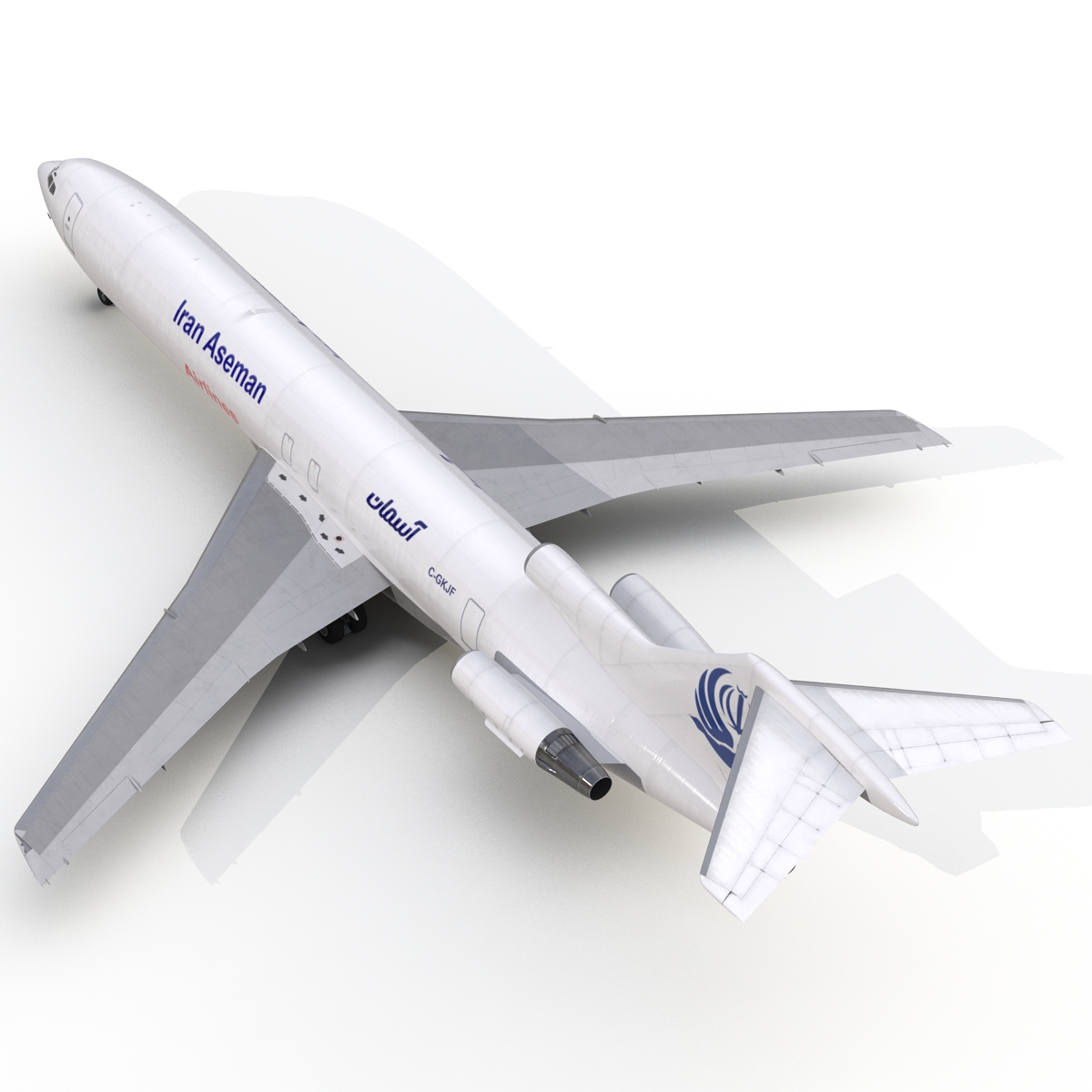 Boeing 727 200F Iran Aseman 3D