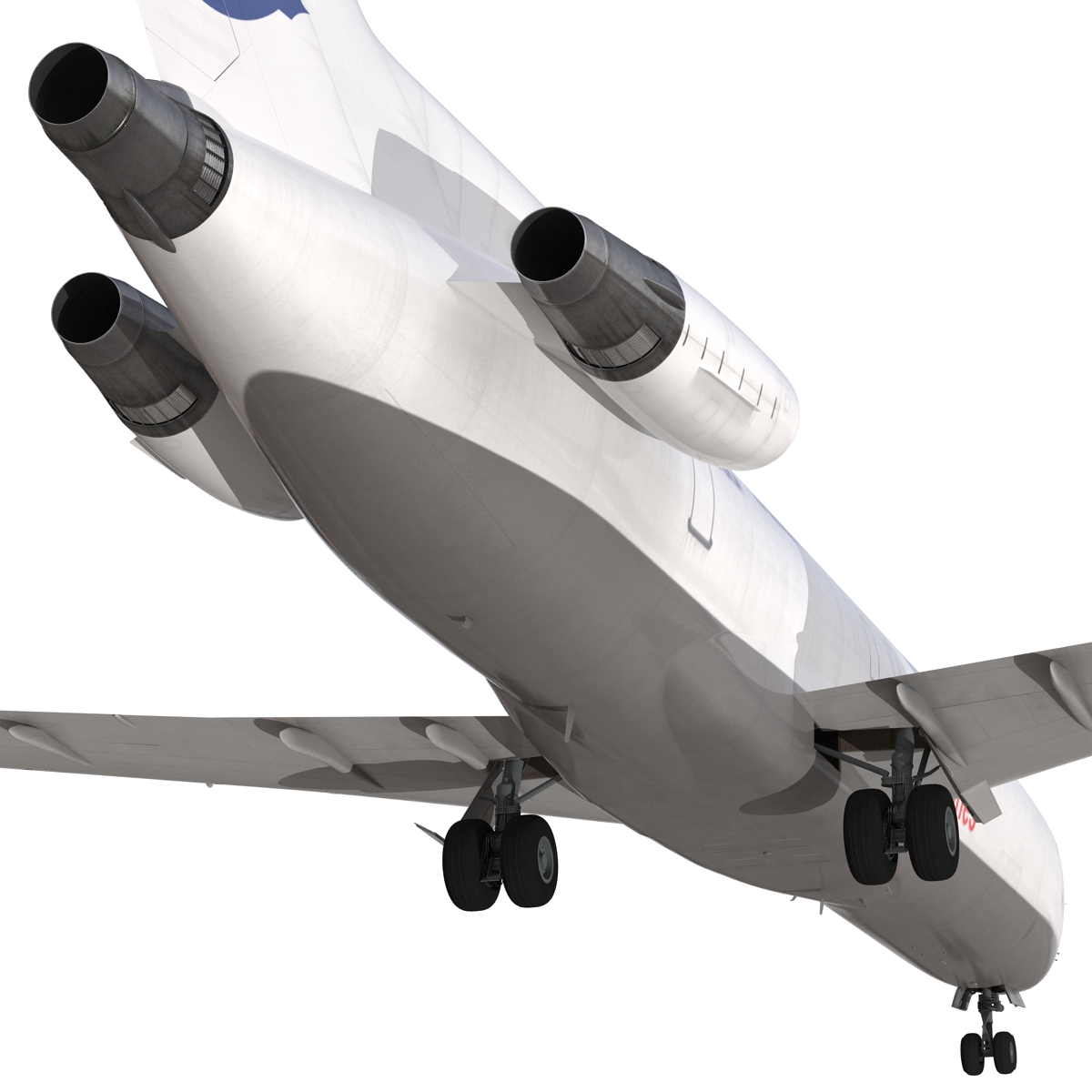 Boeing 727 200F Iran Aseman 3D