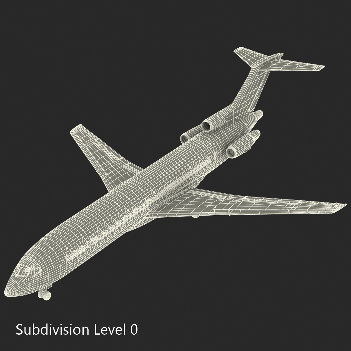 Boeing 727 200F Iran Aseman 3D