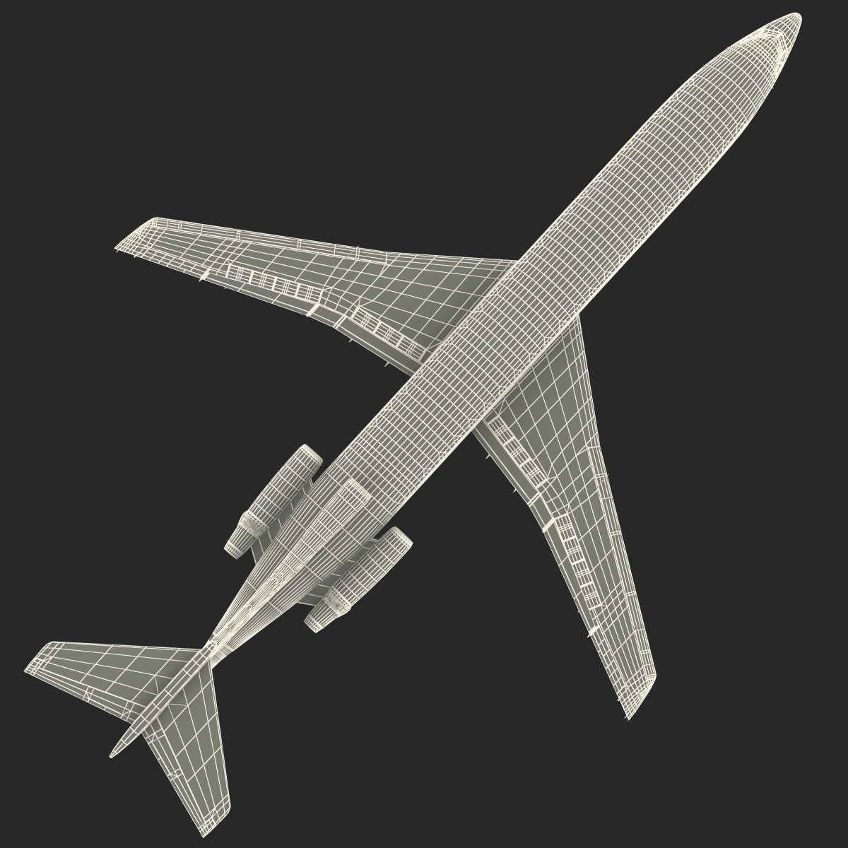 Boeing 727 200F Iran Aseman 3D