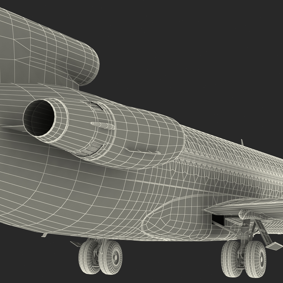 Boeing 727 200F Iran Aseman 3D