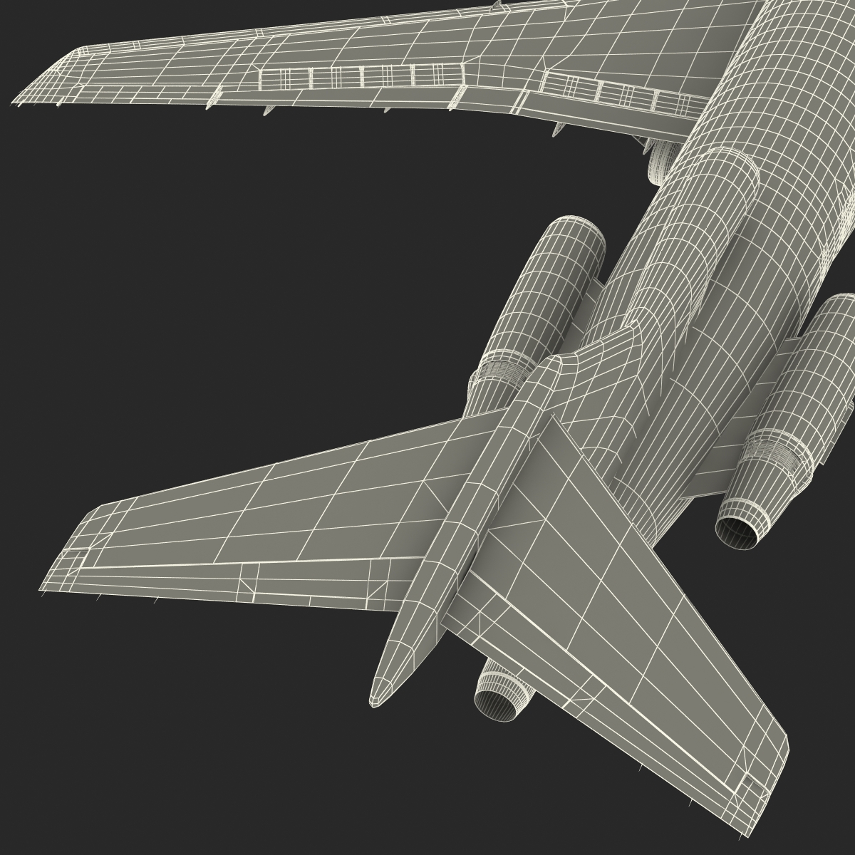 Boeing 727 200F Iran Aseman 3D