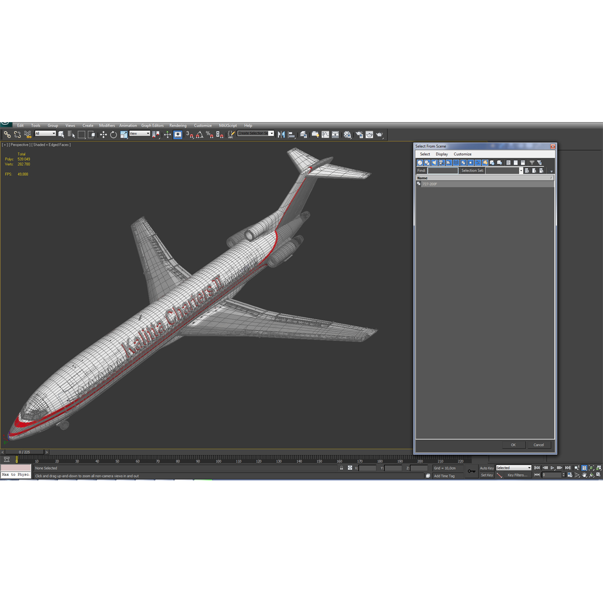 Boeing 727 200F Kalitta Air 3D