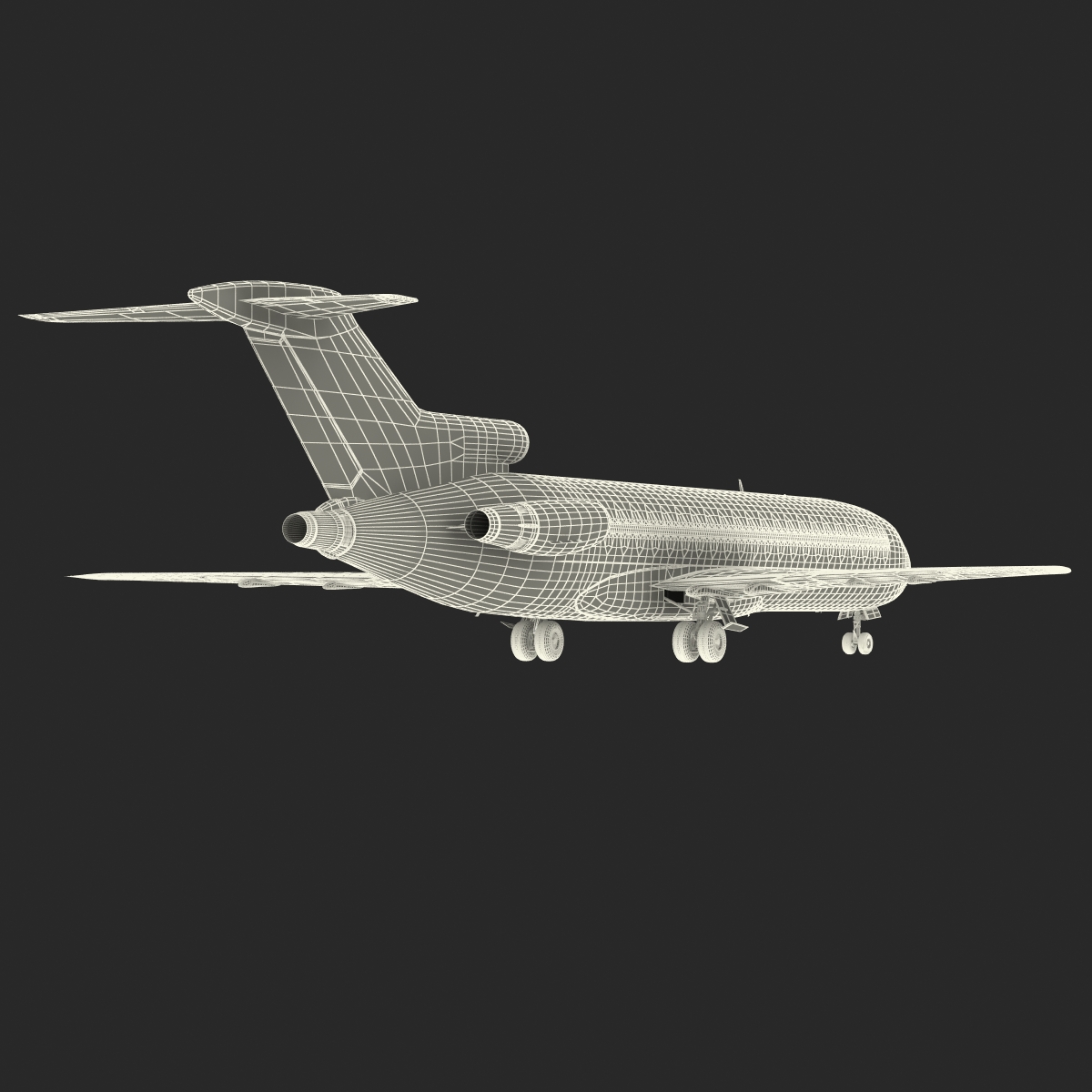 Boeing 727 200F Kalitta Air 3D