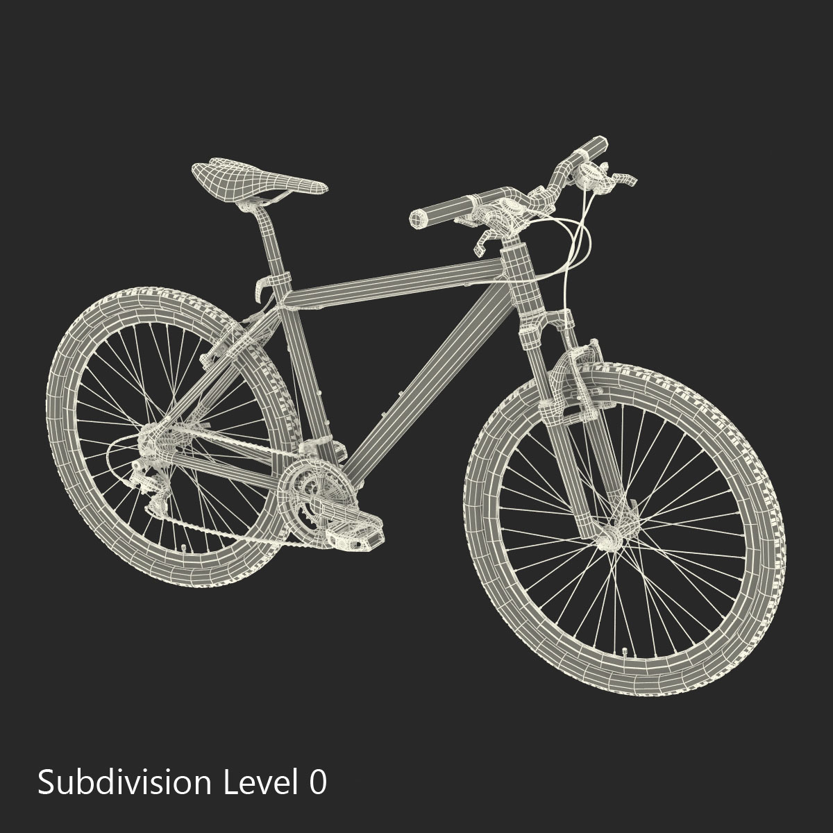 3D Mountain Bike model