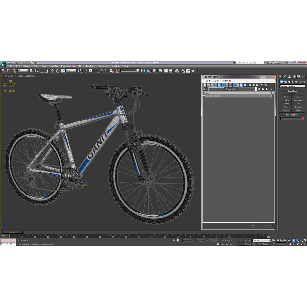 3D Mountain Bike model