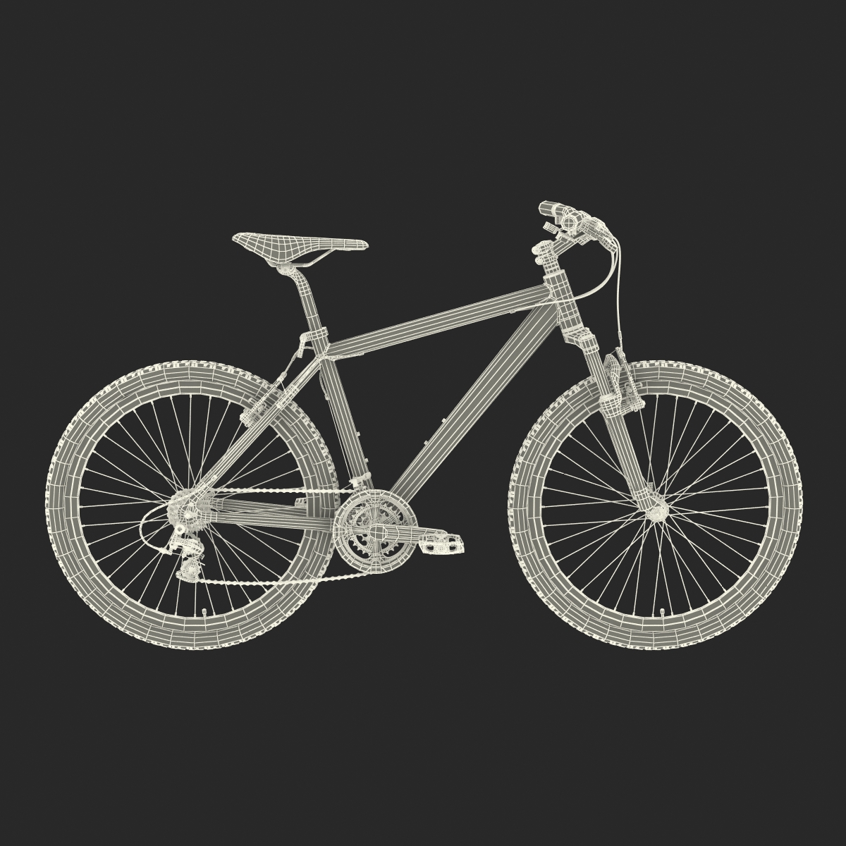 3D Mountain Bike model