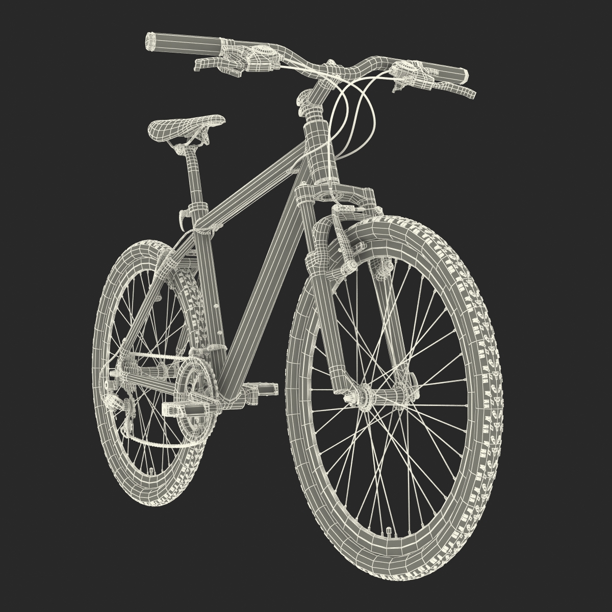 3D Mountain Bike model