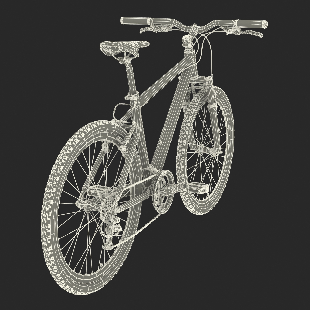 3D Mountain Bike model