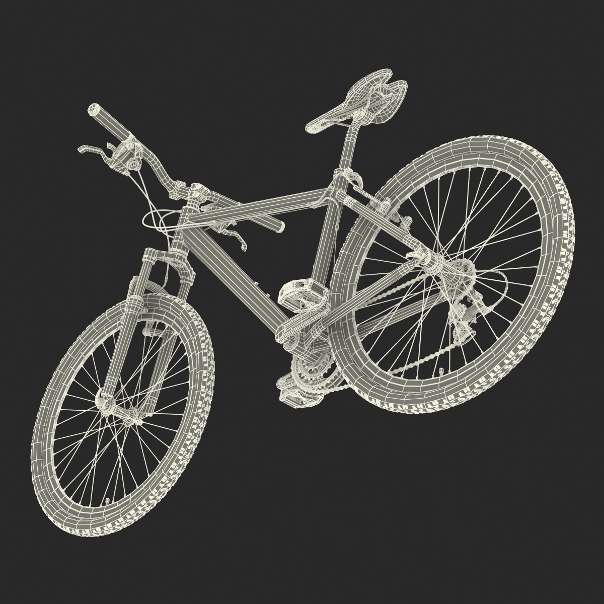 3D Mountain Bike model