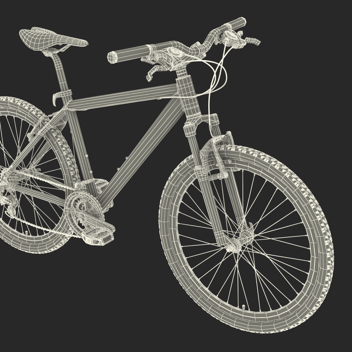 3D Mountain Bike model