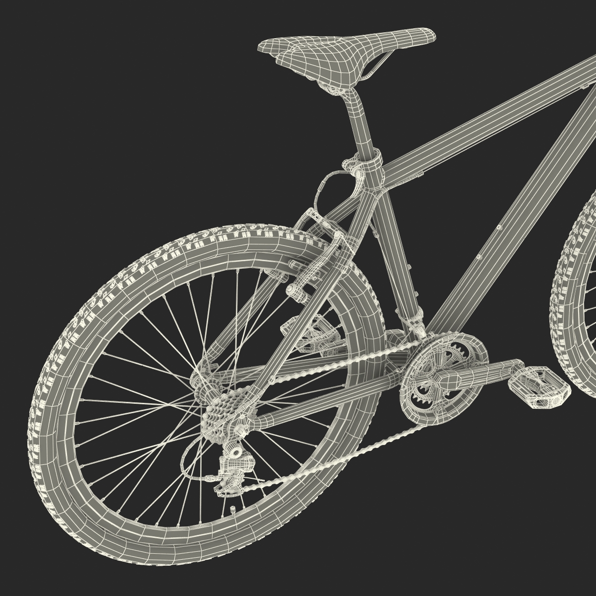 3D Mountain Bike model