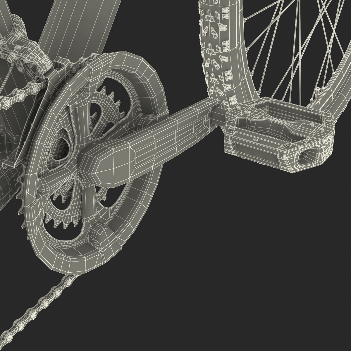 3D Mountain Bike model