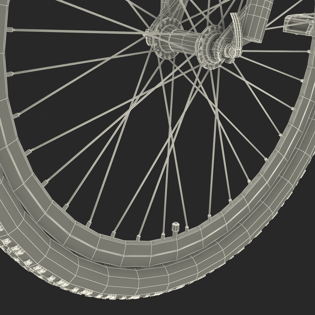 3D Mountain Bike model