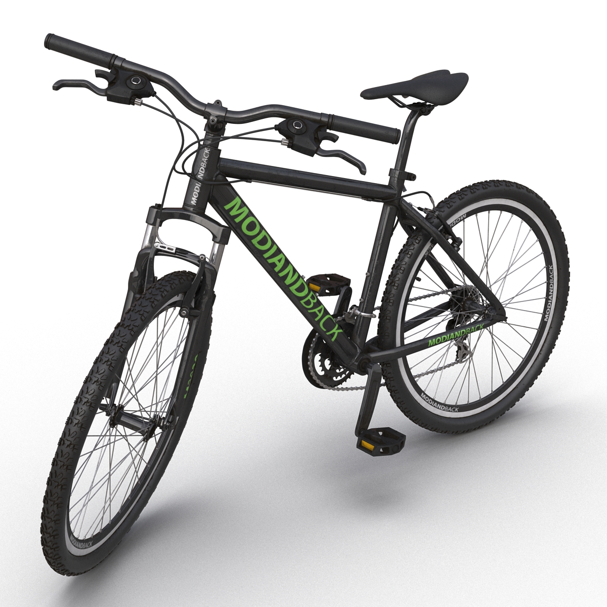 Mountain Bike Black 3D model