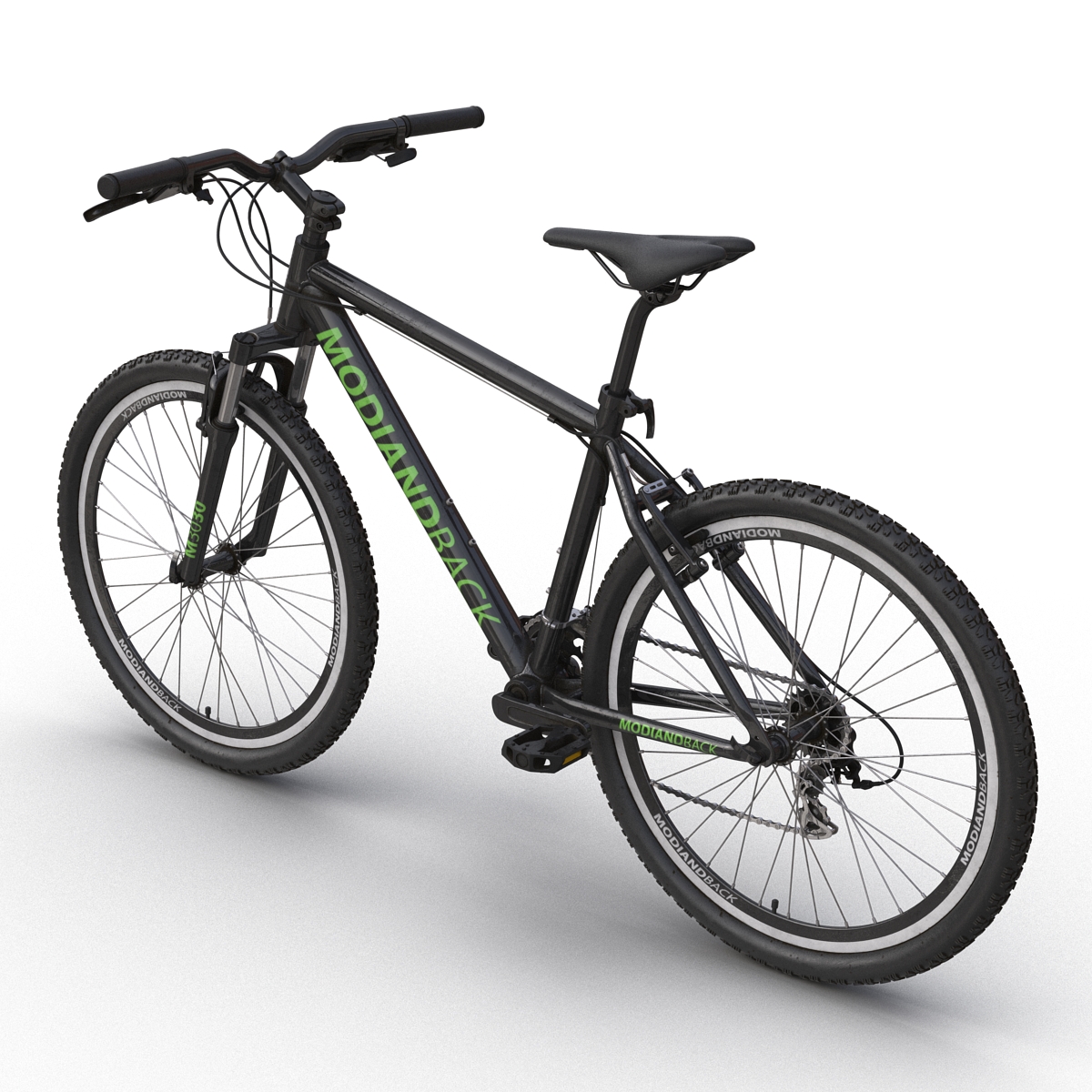 Mountain Bike Black 3D model