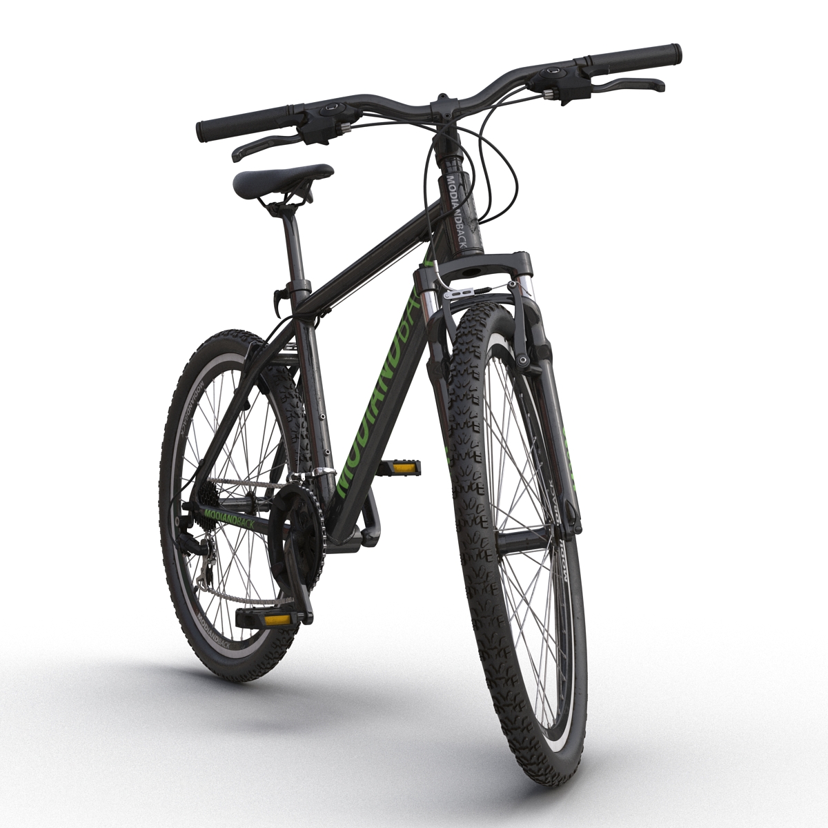 Mountain Bike Black 3D model