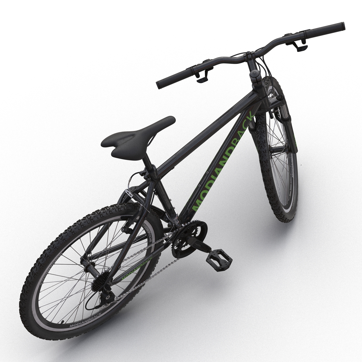 Mountain Bike Black 3D model