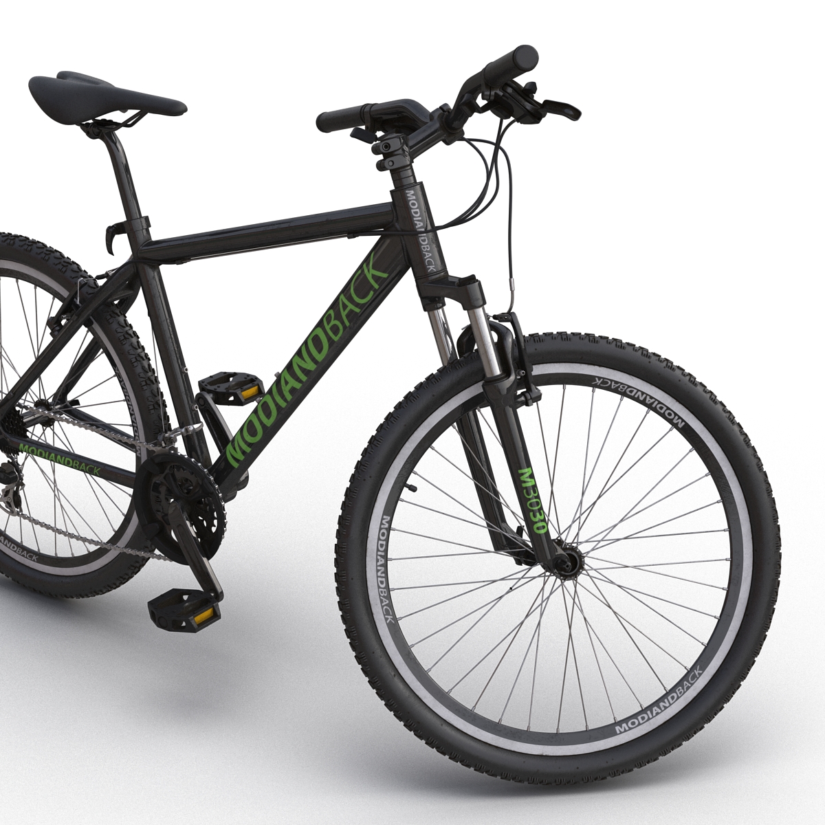 Mountain Bike Black 3D model