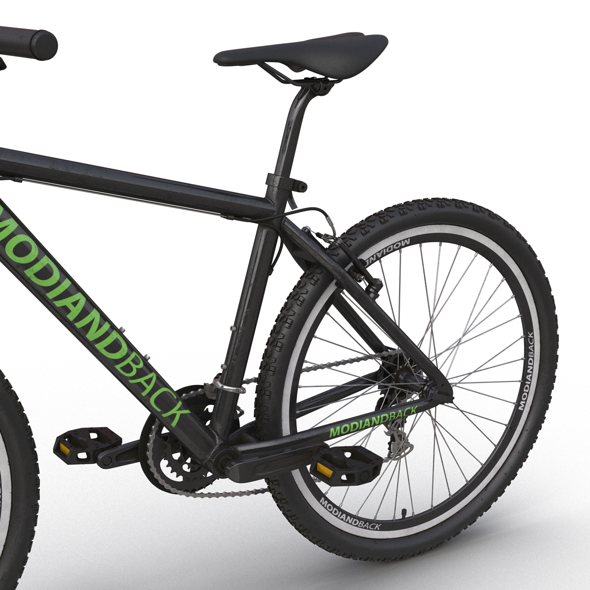 Mountain Bike Black 3D model