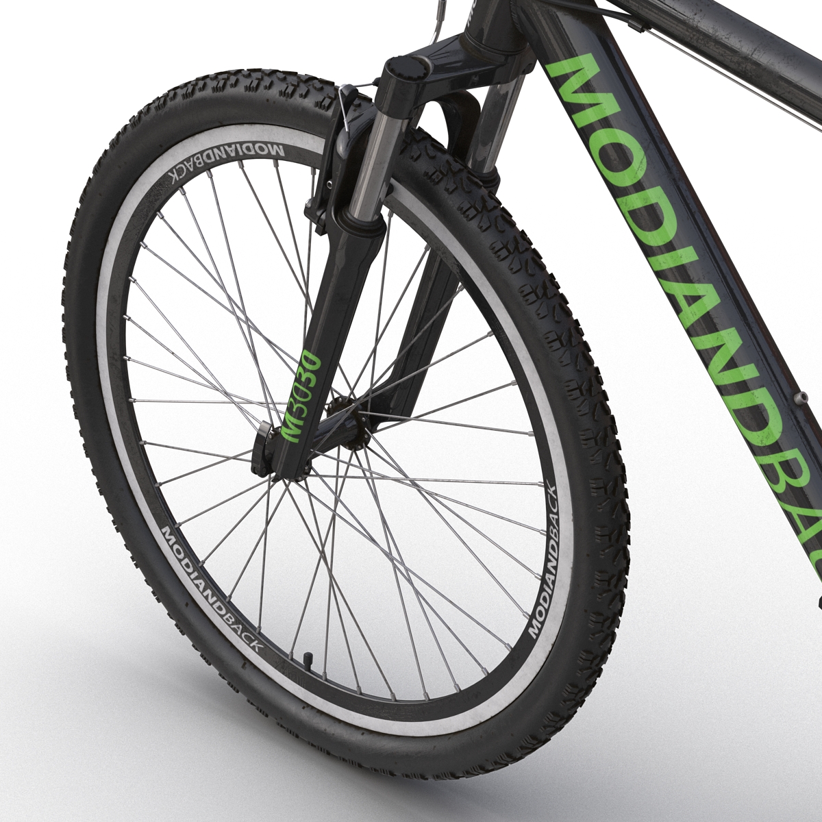 Mountain Bike Black 3D model