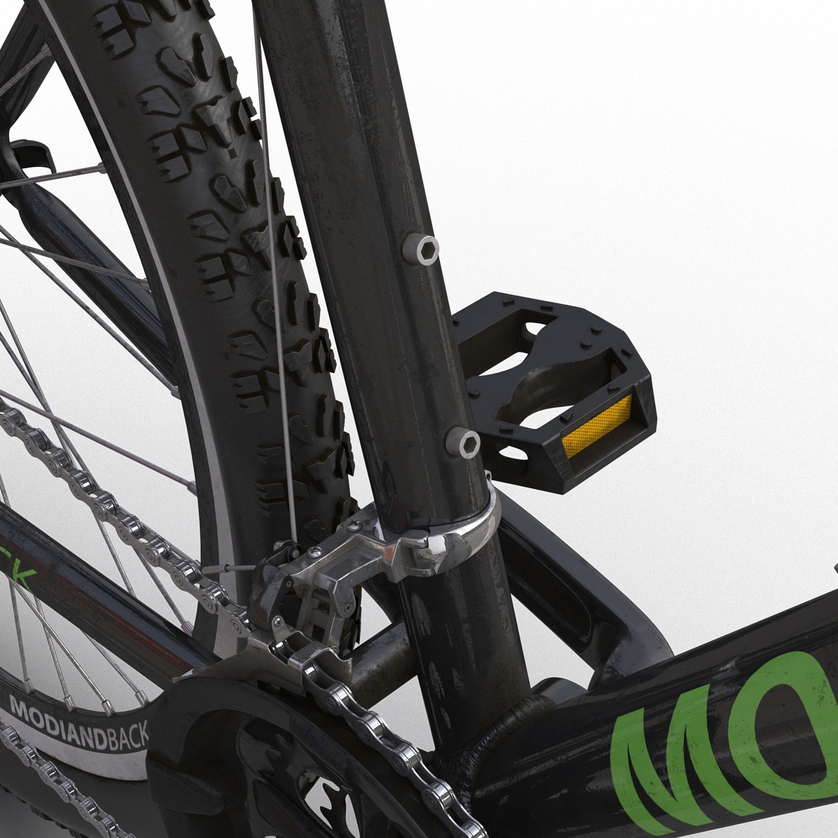 Mountain Bike Black 3D model